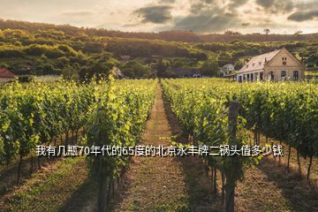 我有幾瓶70年代的65度的北京永豐牌二鍋頭值多少錢