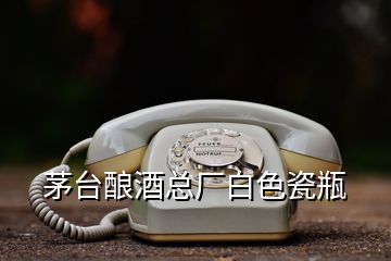 茅臺(tái)釀酒總廠白色瓷瓶