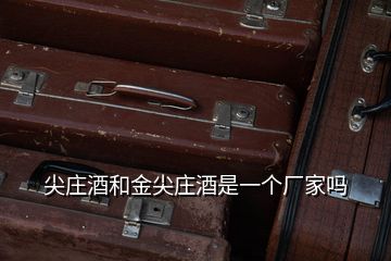尖莊酒和金尖莊酒是一個(gè)廠家嗎