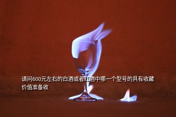 請(qǐng)問600元左右的白酒或者紅酒中哪一個(gè)型號(hào)的具有收藏價(jià)值準(zhǔn)備收