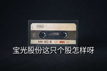 寶光股份這只個股怎樣呀