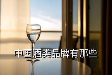 中國(guó)酒類(lèi)品牌有那些