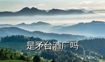 是矛臺酒廠嗎