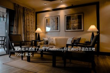 這兩瓶洋酒放了30年了Hennessy軒尼詩XO干邑白蘭地 700ml 英文