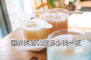 國(guó)醉美酒53度多少錢(qián)一瓶