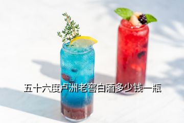 五十六度盧洲老窖白酒多少錢(qián)一瓶