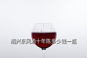 紹興東風灑十年陳多少錢一瓶