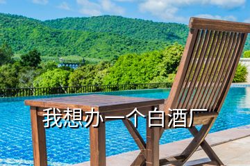 我想辦一個(gè)白酒廠