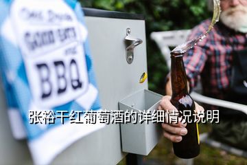 張裕干紅葡萄酒的詳細(xì)情況說明