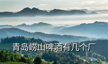 青島嶗山啤酒有幾個廠