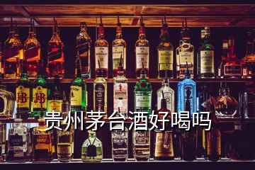 貴州茅臺酒好喝嗎