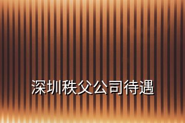 深圳秩父公司待遇
