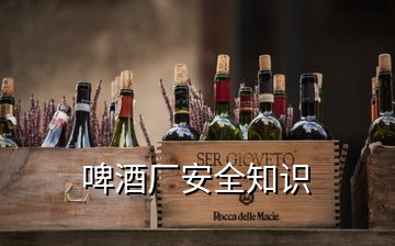 啤酒廠安全知識(shí)