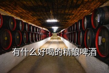 有什么好喝的精釀啤酒