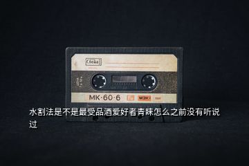 水割法是不是最受品酒愛(ài)好者青睞怎么之前沒(méi)有聽說(shuō)過(guò)
