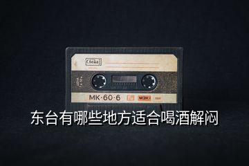 東臺有哪些地方適合喝酒解悶