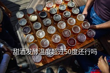 甜酒發(fā)酵溫度超過50度還行嗎
