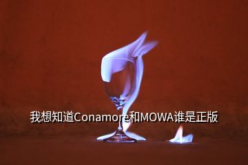 我想知道Conamore和MOWA誰是正版
