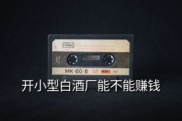 開(kāi)小型白酒廠能不能賺錢(qián)