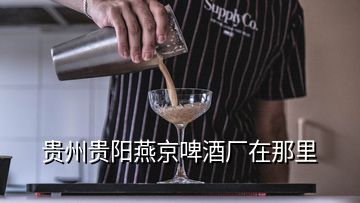 貴州貴陽燕京啤酒廠在那里