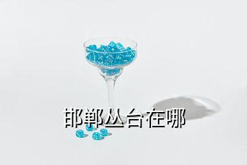 邯鄲叢臺在哪