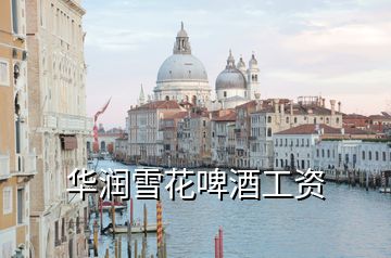 華潤(rùn)雪花啤酒工資