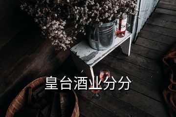 皇臺酒業(yè)分分