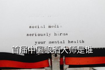 首屆中國(guó)釀酒大師是誰