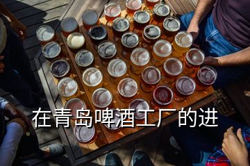 在青島啤酒工廠的進(jìn)