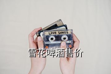 雪花啤酒售價