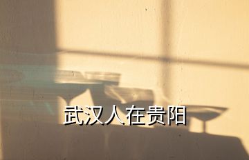 武漢人在貴陽