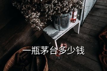 一瓶茅臺多少錢