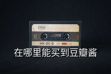 在哪里能買到豆瓣醬