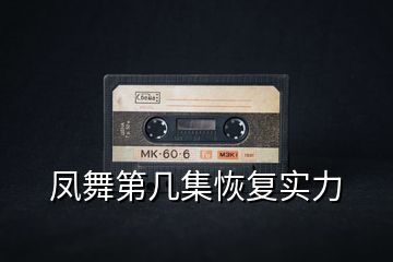 鳳舞第幾集恢復(fù)實力