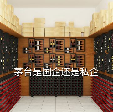 茅臺是國企還是私企