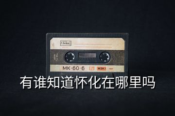 有誰(shuí)知道懷化在哪里嗎