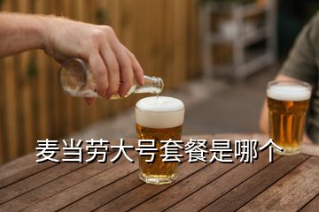 麥當(dāng)勞大號套餐是哪個