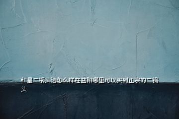 紅星二鍋頭酒怎么樣在益陽哪里可以買到正宗的二鍋頭