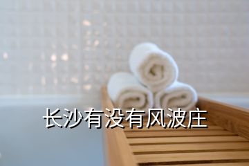 長沙有沒有風波莊