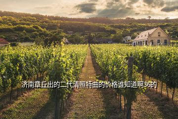 濟(jì)南章丘出的二代清照特曲的價(jià)格誰(shuí)知道啊36的