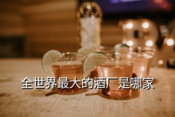 全世界最大的酒廠是哪家