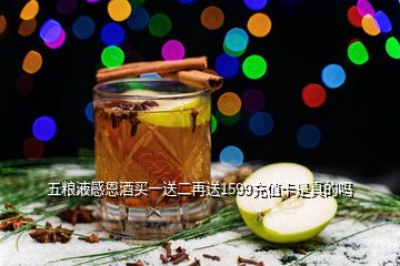 五糧液感恩酒買(mǎi)一送二再送1599充值卡是真的嗎