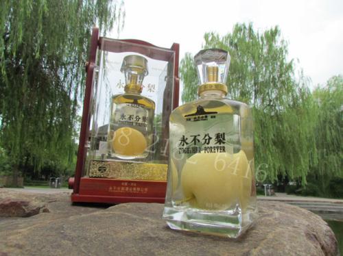 永不分梨白酒是什么？永不分梨的梨是怎么放到酒瓶中的？